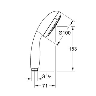 GROHE TUS RUCICA NT2 28261001 