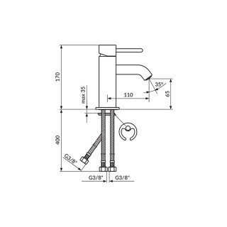 Rosan Zero Lavabo 3Cv 