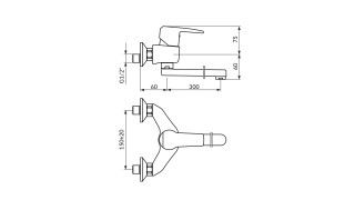 Rosan Cubo Zidna 300 Jc32130 