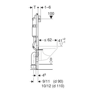 GEBERIT UGRADNI VODOKOTLIC BASIC+TASTER BELI DELTA 21 ZA KON.WC SOLJU 458.134.11.1 