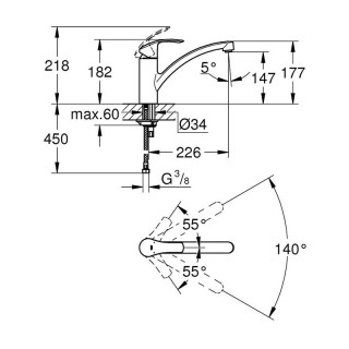 GROHE EUROSMART SUDOPERA 33281002 