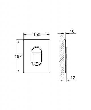 GROHE TIPKA HROM 38844000 