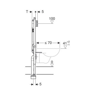 GEBERIT UGRADNI VODOKOTLIC SIGMA  DUOFIX 8CM ZA KONZOLNU WC SOLJU 111.796.00.1 