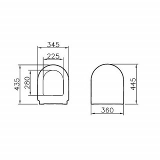 VITRA WC DASKA S50 DUROPLAST 72-003-301 