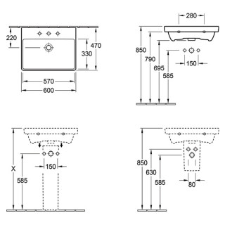 VB AVENTO LAVABO  ŠVB 41586001Ć+ 600X470 