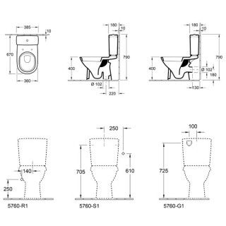 VB O NOVO WC SOLJA ZA  ŠVB 56610101Ć+ MONOBLOK 