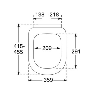 VB SUBWAY WC DASKA  ŠVB 9M55S101Ć SOFT 