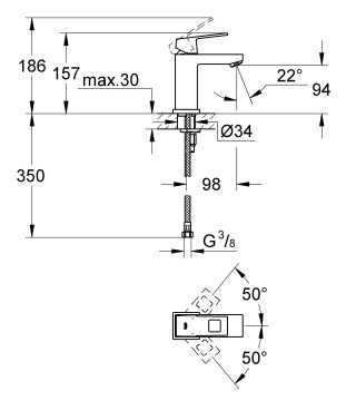 GROHE EUROCUBE LAVABO 2313200023132000 