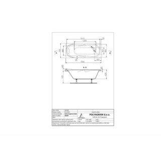 POLY KADA 170X70 ROMA KOMPLET 