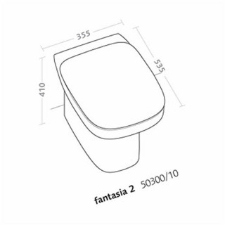 POZZI FANTASIA 2 WC SOLJA ZID 