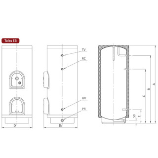 ELIT BOJLER PODNI EB 200L 