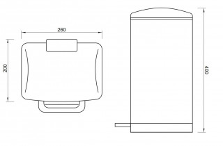 CONCEPT KANTA 12L SATEN, KVADRATNA C-07-012-CK 