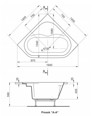 POLY KADA DALAS 140X140 KOMPLE- 