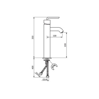 Rosan One Baterija Za Lavabo - Visoka Jo30109 