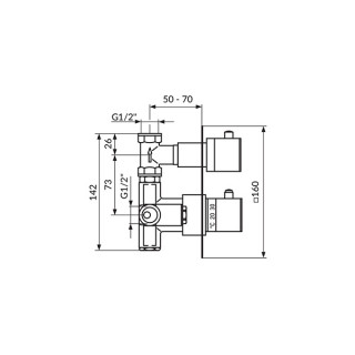 Rosan Thermo Uzidna Baterija Termostatska Jt31801 