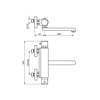 Rosan Thermo Uzidna Baterija Termostatska Jt31901 