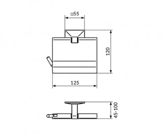 Rosan Smart Drzac Toalet Papira - Ja909 