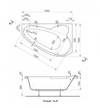 POLY KADA RIO DESNA 160X105 KOMPLET 