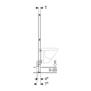 GEBERIT UGRADNI ELEMENT BASIC ZA BIDE 111.534.00.1 