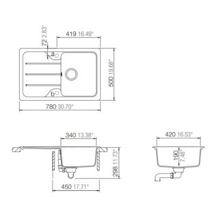 SCHOCK SUDOPERA FORMHAUS D100S 780x500x190mm BELA 