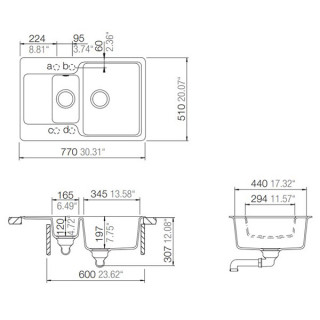 SCHOCK SUDOPERA MANHATTAN D150 770x510x197mm SAMPANJ 