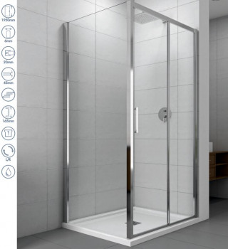 Copen Paravan Atlas 1400X1950 Staklo 6Mm Providno C-02-4140 