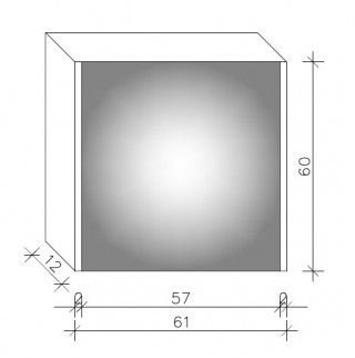 CITY-ARTTEON MIRROR 53 - 5045 BELA ORMARIC SA OGLEDALOM 