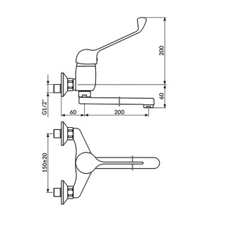 Rosan King Baterija Zidna - Lekarska Izliv 200 Mm J32L001 