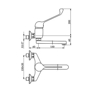 Rosan King Baterija Zidna - Lekarska Izliv 150 Mm J32L004 