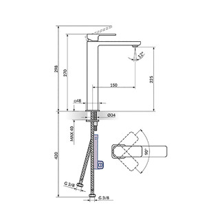 Stolz S2 Baterija Za Lavabo L 230209 