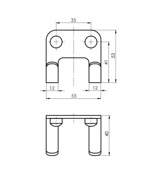 RUBINETA ALTO set galanterije - CRNI (BK) 670119 