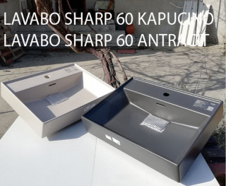 TURKUAZ SHARP 60 CM LAVABO ANTRACIT MAT 37109 U 