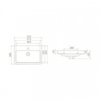 TURKUAZ PORTO 55 LAVABO 68000 U 