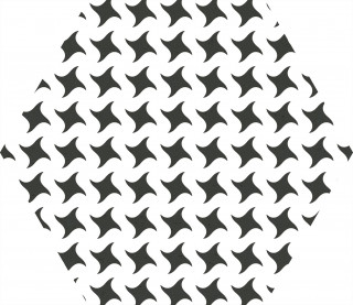 SA HEX. MOMA WHITE 25X22, 1.04m2 