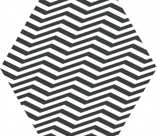 SA HEX. MOMA WHITE 25X22, 1.04m2 