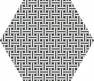 SA HEX. MOMA WHITE 25X22, 1.04m2 