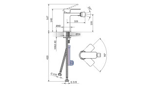 Stolz S2 Gold Baterija Za Bide 239101G 