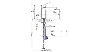 Rosan Baterija Za Lavabo Hladna Voda 254101G 