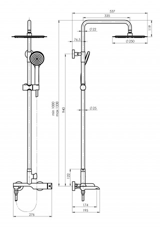 RUBINETA SET OLO + ULTRA 10 (SW) (DW3/4) 625125 