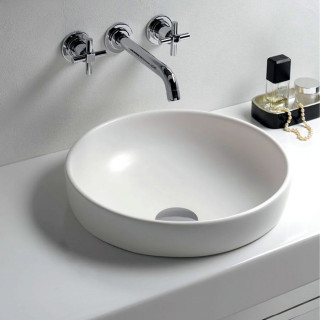 VITRA LAVABO NADGRADNI WATER JEWLES Ø40CM BELI 4334B003-1361 