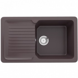 Milo Granitna sudopera MILO ALPHA 43,5x51,5 Lava stone sa sifonom ALP.L.1KBO 
