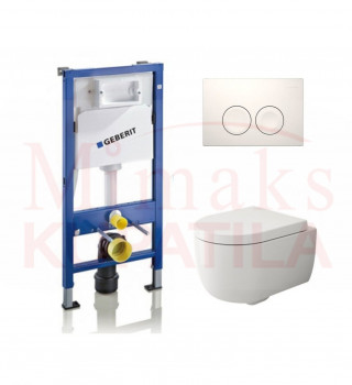 SET GEBERIT UGRADNI 458.112.21.1 + HROM TIPKA + WC SOLJA BOCCHI SA DASKOM 