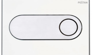 SET FLUENTA UGRADNI KOMPLET RIMLESS WC SOLJA BELI ONYX TASTER 