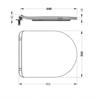 Bien ARSU11W5B5HB0 Amaro soft close daska 