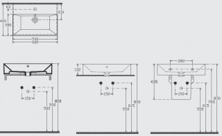 Isvea SistemaZ 10SF50060 umivaonik 60x42 