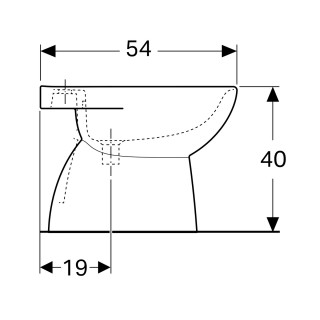 Geberit Selnova bide 500.288.01.1 