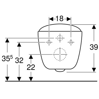 Geberit Citterio konzolna wc šolja , rimfree 500.510.01.1 