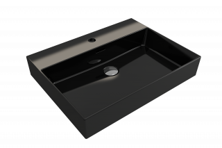 BOCCHI MILANO 60 CM SA RUPOM LAVABO SJAJNA CRNA 1376-005-0126 