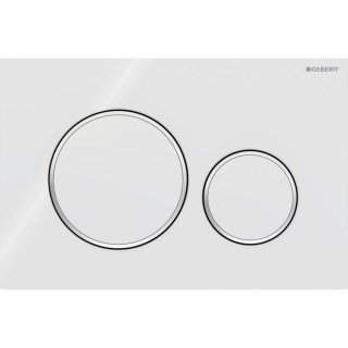 Geberit Tipka Sigma20 115.882.01.1 Beli/ Mat/ Lakirani 