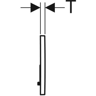 Geberit Tipka Sigma20 115.882.01.1 Beli/ Mat/ Lakirani 